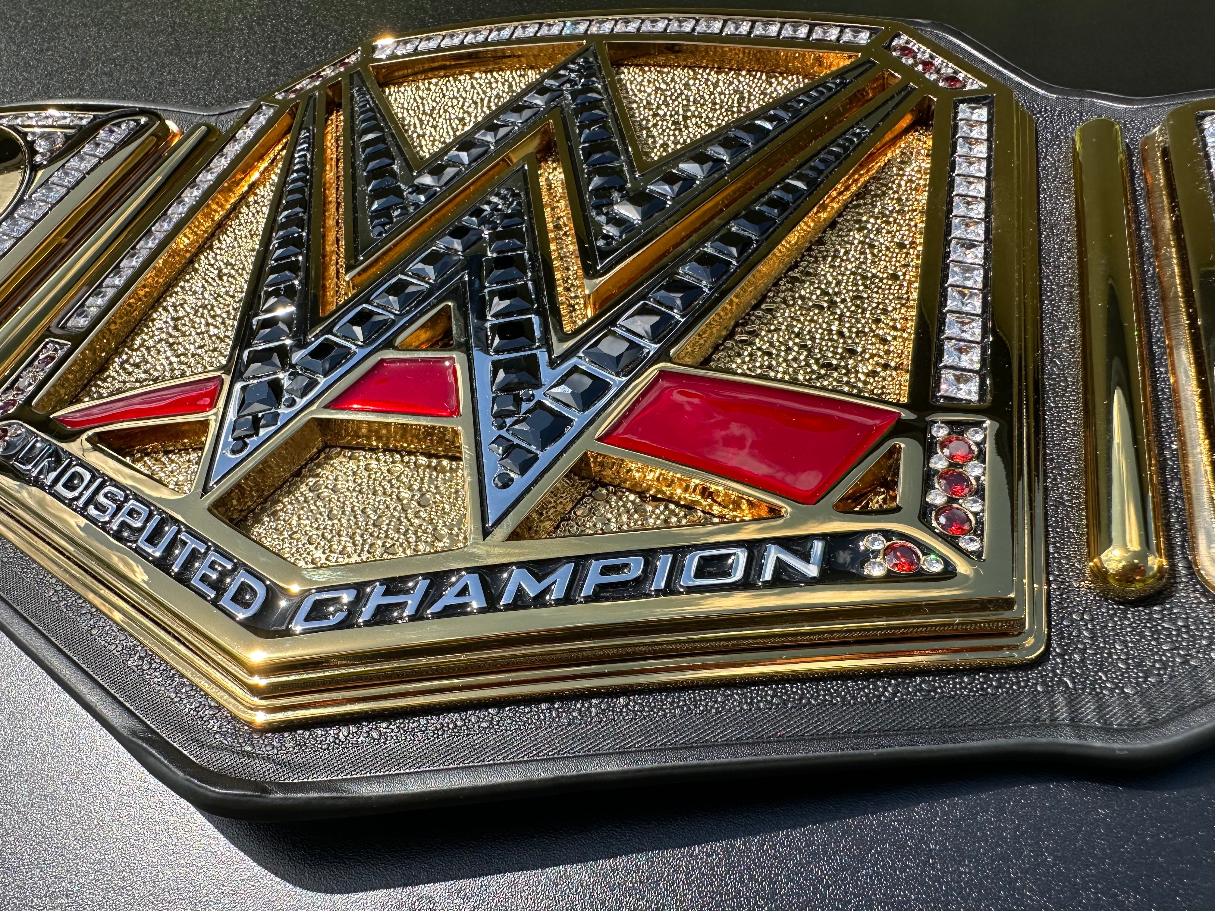 WWE Undipsuted fashion Replica Championship belt V1 RESTONED