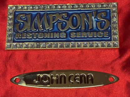 Metal Spinner Name Plates